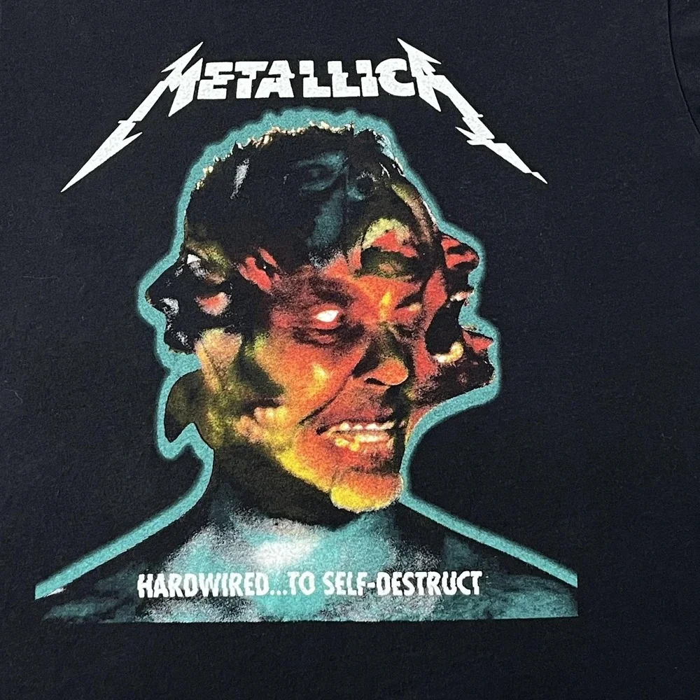 Metallica Shirt Youth XL Black Nike Hardwired To Self Destruct‎ Tour 2017
